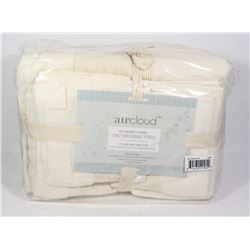 NEW AIR CLOUD 6PC TOWEL SET, 100% LONG STAPLE