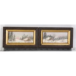 VINTAGE 2 ORIGINAL OIL PAINTINGS