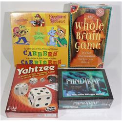 NEW FACTORY SEALED BOARD GAMES LOT