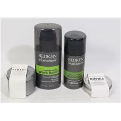 LOT OF 2 OZ BEARD BALM POMADE, 4 OZ BEARD BALM