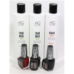 LOT OF AG SHAMPOO 10 OZ QTY 2 VOLUMIZING SHAMPOO,
