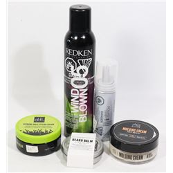 ASSORTED LOT - 2 OZ BEARD BALM,  2.5 OZ AG MOLDING