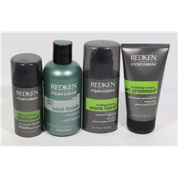 LOT OF 3.4 OZ REDKEN FOR MEN MOLDING PASTE,