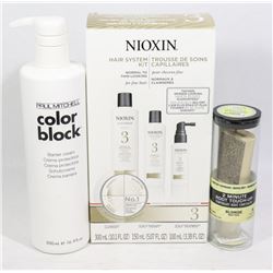 LOT OF 3 PACK NIOXIN CLEANSER, SCALP THERAPY,SCALP
