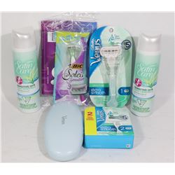 ASSORTED LADIES SHAVING PRODUCTS
