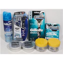 ASSORTED MEN'S HAIR AND SHAVING PRODUCTS