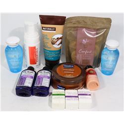 BATH, BODY AND FACE PRODUCTS