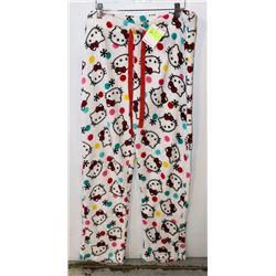 NEW SIZE LARGE WOMENS HELLO KITTY PAJAMA PANTS