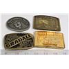 Image 1 : BELT BUCKLES- CONSTRUCTION/OILFIELD- SET OF 4