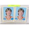 Image 1 : 1983 WAYNE GRETZKY RED ROOSTER CARD X 2