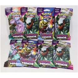 x8 NEW SEALED POKEMON BOOSTER PACKS