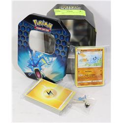 POKEMON COLLECTORS TIN WITH CARDS PIN