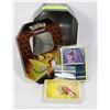 Image 1 : POKEMON COLLECTORS TIN WITH CARDS PIN