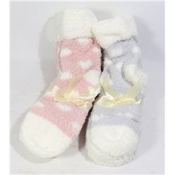 PAIR OF 4 LADIES COZY SOCK