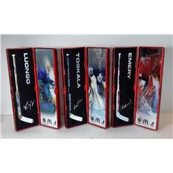 25)  LOT OF 3 2007-08 NHL STICKS WITH