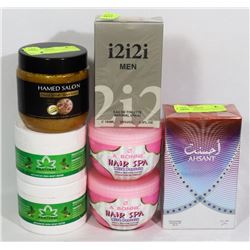 FLAT OF ASSORTED BEAUTY PRODUCTS INCLUDING