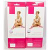 Image 1 : TWO NEW PAIRS OF MOISTURIZING GEL HEEL SOCKS