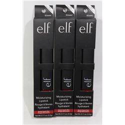 LOT OF THREE NEW E.L.F. RAZZLE DAZZLE RED