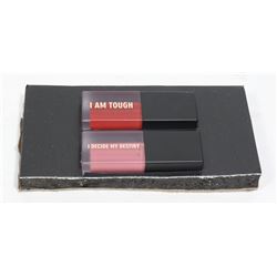 2 NEW REALHER MATTE LIQUID LIPSTICKS - TRUE RED &