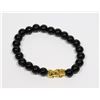Image 1 : #191-BLACK OBSIDIAN BRACELET 8mm/7.5"