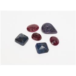 #61-RUBY SAPPHIRE GEMSTONE 74.0ct