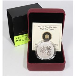 $10 FINE SILVER MAPLR LEAF FOREVER
