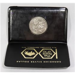 SILVER DOLLAR 1870-1970 MANITOBA
