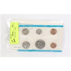 1971 USA MINT 6 COIN PL SET, SEALED