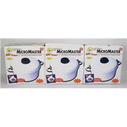 LOT OF 3 NEW MICRO MASTER NEW MICROWAVE PRESSURE