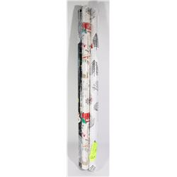 4 ROLLS OF ULTRA PREMIUM XMAS WRAP REVERSIBLE;