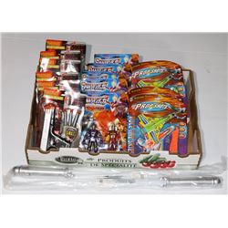LARGE FLAT OF ASSORTED KIDS GUN TOYS