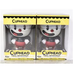 LOT OF TWO CUPHEAD FIGURES