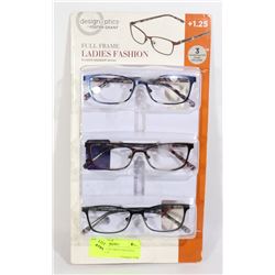 LADIES FOSTER GRANT READING GLASSES +1.25