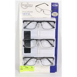 FOSTER GRANT READING GLASSES +2.50