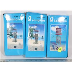 LOT OF 3 WIND CHIMES