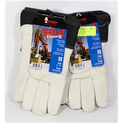 2 NEW PAIRS OF THINSULATE INSULATED LEATHER
