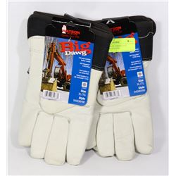 2 NEW PAIRS OF THINSULATE INSULATED LEATHER