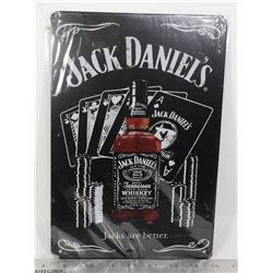 NEW JACK DANIELS METAL SIGN