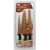 Image 1 : NEW COPPER CHEF 3PC KNIFE SET