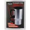 Image 1 : NEW 14-OZ STAINLESS STEEL HEATED TRAVEL MUG