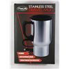 Image 1 : NEW 14-OZ STAINLESS STEEL HEATED TRAVEL MUG