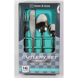 NEW 16P STAINLESS STEEL CUTLERY SET