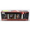 Image 1 : NEW 4PC SET OF STAR WARS SHOT GLASSES