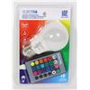 Image 1 : NEW LED A19 COLOUR CHANGING LIGHT BULB WITH