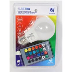 NEW LED A19 COLOUR CHANGING LIGHT BULB WITH