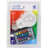 Image 1 : NEW LED A19 COLOUR CHANGING LIGHT BULB WITH