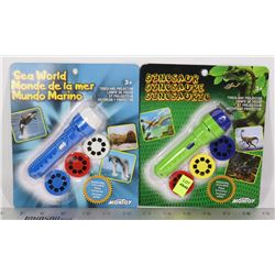 TWO NEW FLASHLIGHT PROJECTORS, ONE IS SEA WORLD