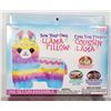 Image 1 : NEW SEW YOUR OWN LLAMA PILLOW CRAFT KIT
