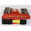 Image 1 : 2PK LADIES HEAT WAVE COZY SOCKS
