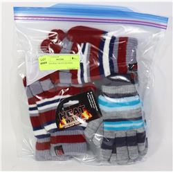 3PK KIDS HEAT WAVE GLOVES